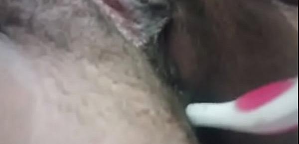  desi indian inserting toothbrush in asshole